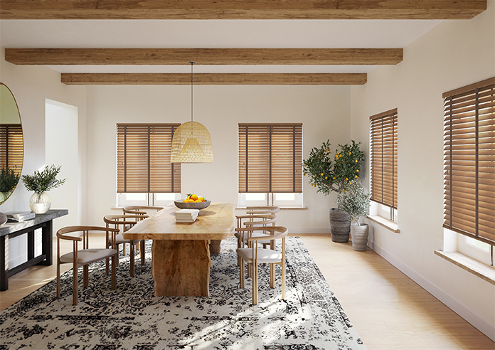 Kalmar Deluxe, Spanish Cedar - Motorised Venetian Blind - Image 6